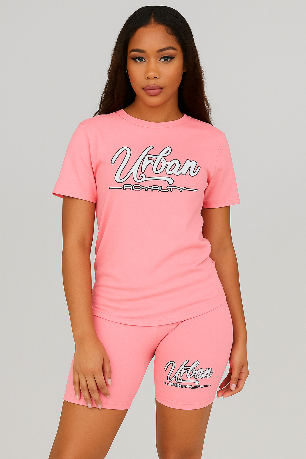 Urban Royalty Biker Shorts Set