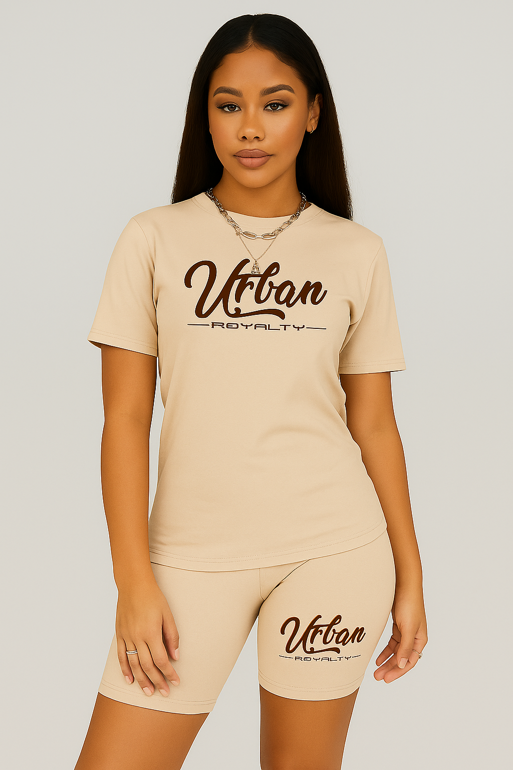 Urban Royalty Biker Shorts Set